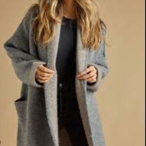 Gentle fawn oversized Ramona open front cardigan